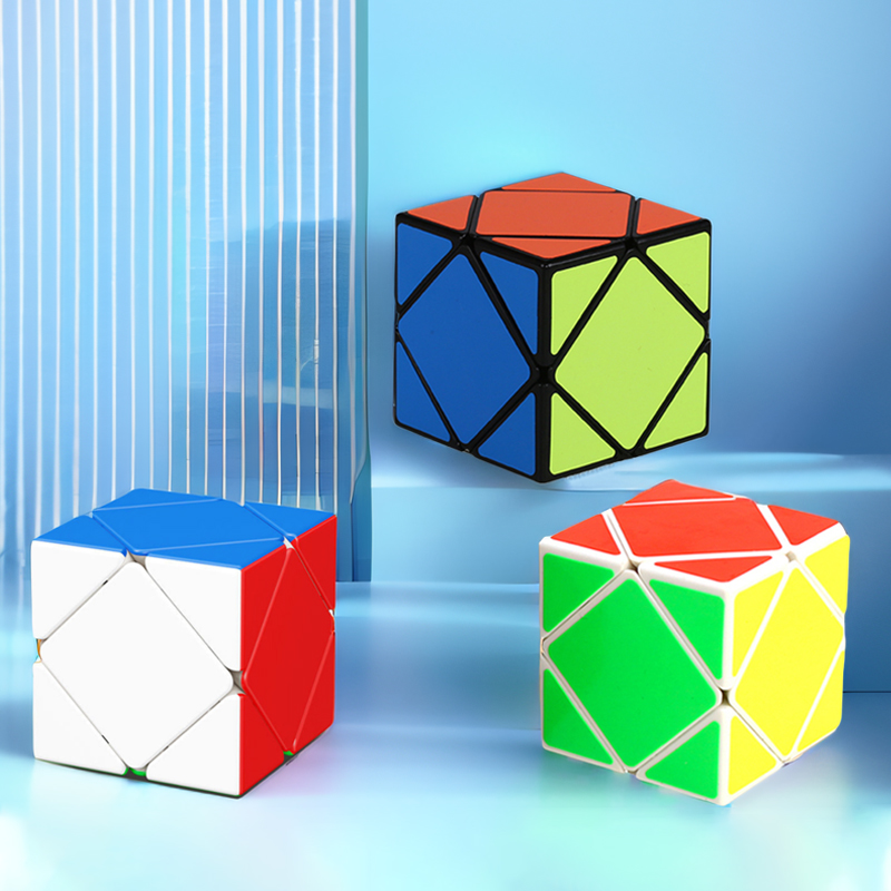 Puzzle Blank White - SENGSO Skewb Hız Küpü Etiketsiz Skewb